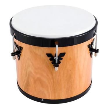 Imagem de REPIQUE DE MÃO MADEIRA VERNIZ 30 CM x 12" ARO PRETO PHX 909MM MA