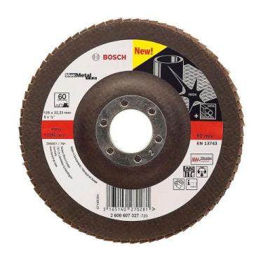 Imagem de Disco FlapDisc Reto Para Metal 115x22 Grão 80 - 2.608.607.324 - BOSCH