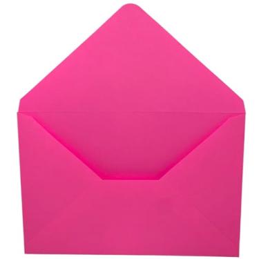 Imagem de Kit 50 Envelopes Convite Bico Pink (Fúcsia) 90g | 10,5x15,5cm - 15 Anos, Aniversário, Papelaria, Festa Fofa