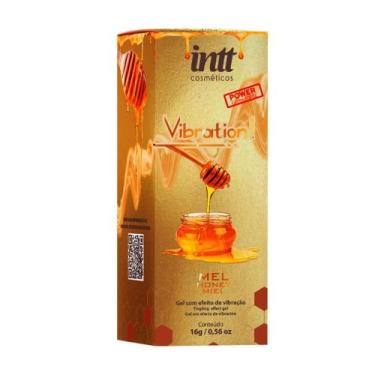Imagem de Vibration gel excitante que vibra power sabor mel 17ml intt