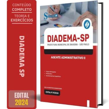 Imagem de Apostila Prefeitura Diadema Sp 2024 Agente Administrativo Ii - Editora