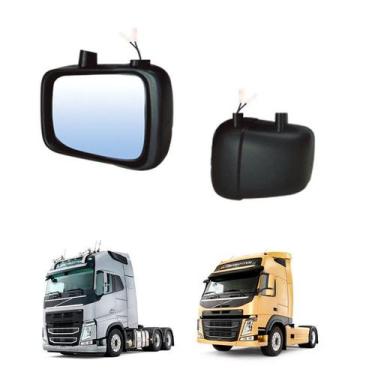 Imagem de Retrovisor Auxiliar Volvo Fh Fm 2014 2015 Ld S Desembaçador - Globo