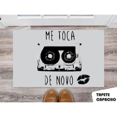 Imagem de Tapete Capacho Personalizado Fita Me Toca de Novo - Deluzz
