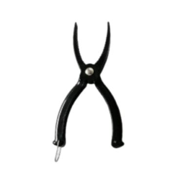 Imagem de UGPLM Grampo de pesca, isca, pegador de peixe, portátil, resistente, 19 cm, acessório, ferramenta antiderrapante multiuso, Preto