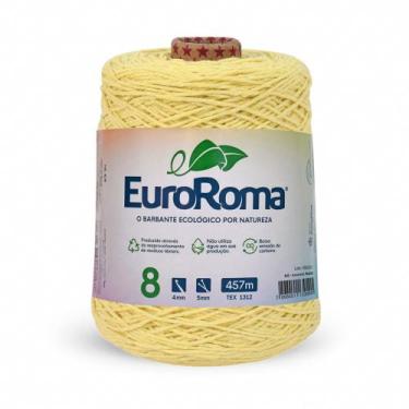 Imagem de Barbante EuroRoma 4/8 457m, Amarelo bebê