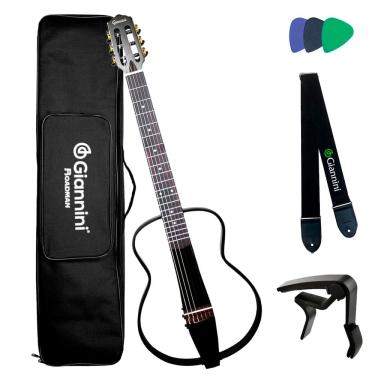 Imagem de Violão Giannini Roadman Elétrico Nylon Grmn Bk C/ Bag
