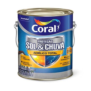 Imagem de PROTEÇÃO SOL & CHUVA ACRÍLICO TOTAL BRANCO GELO 3,6L - CORAL