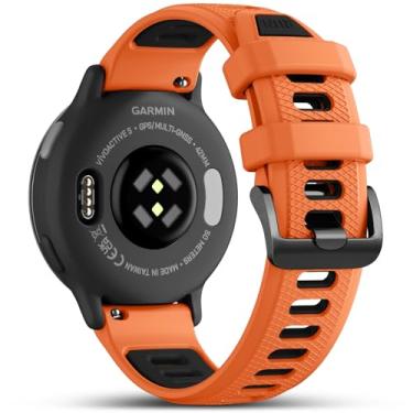 Imagem de GEAK Pulseira de relógio masculina de silicone macio de liberação rápida de 22 mm compatível com Garmin Vivoactive 4/Venu 2/Forerunner 965/265/255