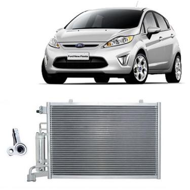 Imagem de Condensador Do Ar + Filtro Fiesta México 2010 Em Diante - KLASSE AUTO 