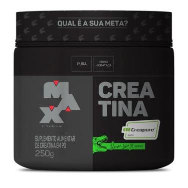 Imagem de Creatina Creapure Linha Dino 250g - Max Titanium, Sem Sabor