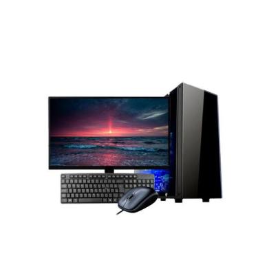 Imagem de Computador i3 8gb ram hd 500gb c/ monitor teclado e mouse - Ouzze