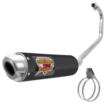 Imagem de Escapamento Pro Tork 788 Moto Dafra Speed 150 Alto Desempenho, PRETO, 