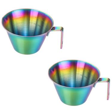 Imagem de Copo medidor de café expresso de 100 ml com medida (cor arco-íris)