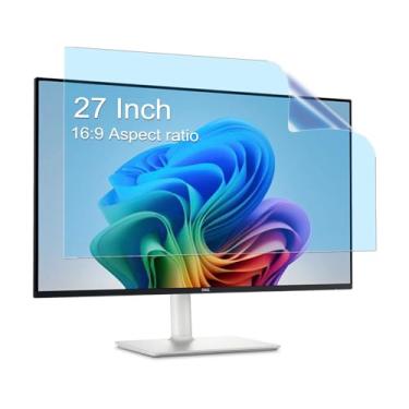Imagem de Protetor de tela antirluz azul e antirreflexo de 27 polegadas para monitores widescreen 16:9 | Filtro premium antiarranhões, bloqueio UV | Reduz a fadiga ocular, tensão e melhora a proteção ocular