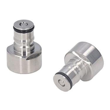 Imagem de Ymiko Conversor de Torneira de Cerveja, 5/8fpt Keg Adapter Adaptador de Barril Couplador Ball Lock Keg Connectores de Aço Inoxidável Kit de Conversão de Desconexão Rápida para um Tipo