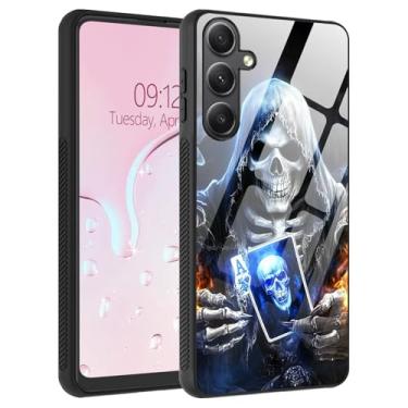 Imagem de Capa para celular Galaxy S25 Plus, traseira de vidro líquido e bordas macias de TPU, aderência lateral antiderrapante, proteção contra quedas, ajuste fino, carregamento sem fio compatível com Galaxy