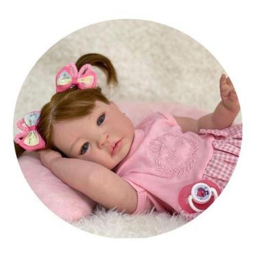 Imagem de Bebe Reborn Princesa Banho Silicone Realista Menina Xuxinha - Ana doll