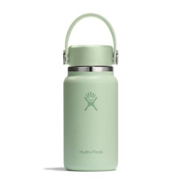 Imagem de Hydro Flask Micro garrafa – Mini frasco isolado à prova de vazamento para bolsa ou bolso em Aloe Green de 190 ml