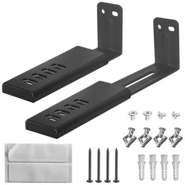 Imagem de TERDEWE (Profundidade ajustável) Suporte de parede Soundbar - Funciona com todas as barras de som, incluindo Samsung, Vizio, LG e mais - Profundidade ajustável para Dolby Atmos Soundbars