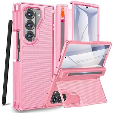 Imagem de NINKI Capa Stylus para Samsung Galaxy Z Fold 7 com suporte fino para caneta S e suporte oculto, protetor de tela com dobradiça à prova de queda, capa para celular Samsung Z Fold7 com compartimento