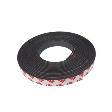 Imagem de Fita Ímã Flexível 14mm Cola 3M Polo Positivo Negativo 4 Mts - RussoArt