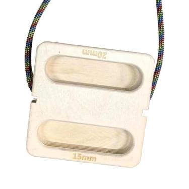 Imagem de rockible Prancha de escalada de madeira para pendurar na parede, para iniciantes, exercitador profissional de antebraço, apoio para os dedos, fortalecedor de