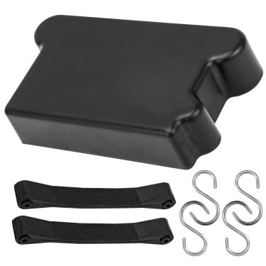 Imagem de ZHIXING 5431769 Capa de bateria elétrica e alça de bateria com ganchos de fixação 5412499 para P-olaris Sportsman Touring 300 400 450 500 peças motocicleta scooter ATV UTV peças elétricas