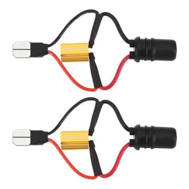Imagem de The Lord of the Tools 2 cabos adaptadores de mensagem de erro T10 W5-W com resistência de 10W 72RJ para luzes de carro