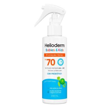 Imagem de Protetor Solar Helioderm Babies e Kids FPS 70 com Prebiótico Spray 200