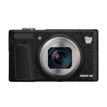 Imagem de SX740HS Película de vinil antirriscos para câmera Canon PowerShot SX740 HS 40x adesivo de acessórios de fotografia de desenho animado (plash ultra preto)