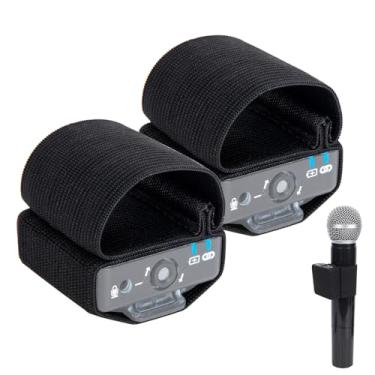 Imagem de SUNMON Capa elástica para microfone de mão para Rode Wireless Go 2, acessórios de manga elástica Rode Wireless Pro para fala, câmera de entrevista, microfone portátil de casamento (2 peças)