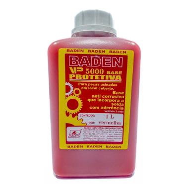 Imagem de Verniz Base Protetiva Interno Para Peças Usinadas Vermelha 1L - Baden VP5000