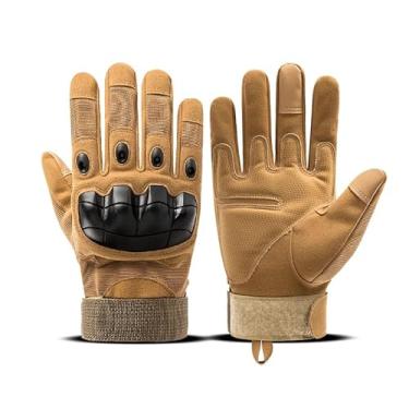 Imagem de ANJMEICH Luvas táticas, antiderrapantes e resistentes ao desgaste para proteger as mãos, adequadas para esportes ao ar livre (areia, G (grande)