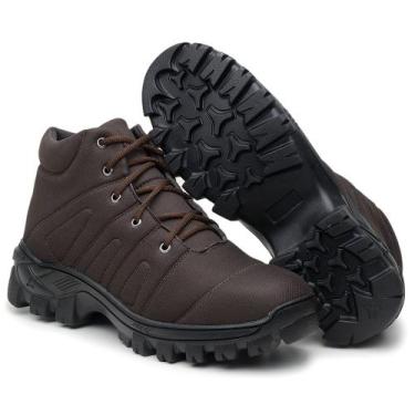 Imagem de Bota Coturno Adventure Masculina Tratorada Resistente Macia - Fenny LT