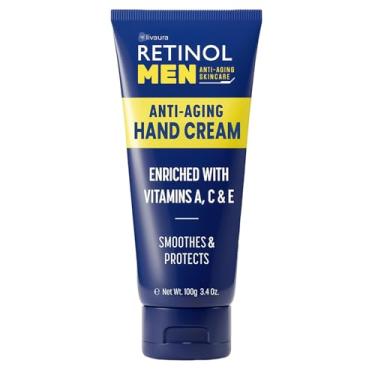 Imagem de Retinol Creme Antienvelhecimento Para As Mãos Com Retinol, A Marca Original Aparência Mais Jovem – Rico E Aveludado Que Condiciona Protege Pele, Unhas Cutículas (Masculino)
