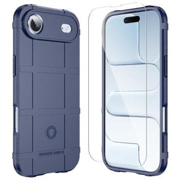 Imagem de LABILUS Capa protetora tática resistente ao desgaste resistente ao desgaste Rugged Shield de 2,4 m compatível com iPhone Air (6,5 polegadas) - azul marinho