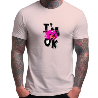Imagem de Camiseta Masculina Estampada 100% Algodão Urso Streetwear - Yazzo, Off