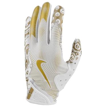 Imagem de Nike Luvas de futebol Vapor Jet 8.0 brancas | Met Gold | Met Gold XX-Grande