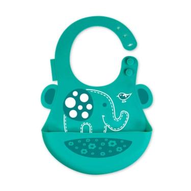 Imagem de Babador Em Silicone Elefante Ollie - Marcus  Marcus