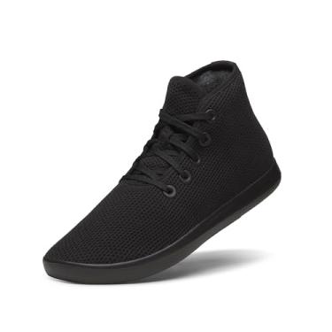 Imagem de Allbirds Topper de árvore masculino, tênis leve de cano alto, sapatos casuais respiráveis para o dia a dia, Preto natural (sola preta natural), 40
