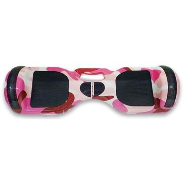 Imagem de Hoverboard Overboard Skate Elétrico Led Rosa Camuflado Nº13