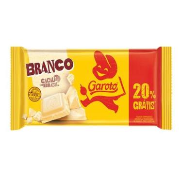 Imagem de Chocolate Garoto Branco 80g - Embalagem com 16 Unidades