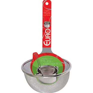 Imagem de Cesto Para Cozimento E Fritura Euro Home Inox 16Cm Inox