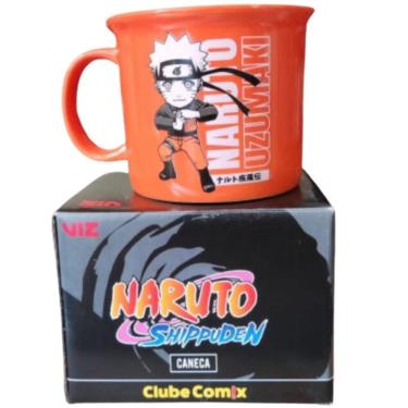 Imagem de Caneca Naruto Uzumaki Cerâmica Laranja 280Ml Oficial Viz