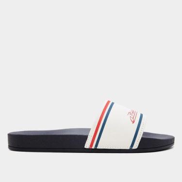 Imagem de Chinelo Slide Rider R86 Ad, Azul, Branco, 40