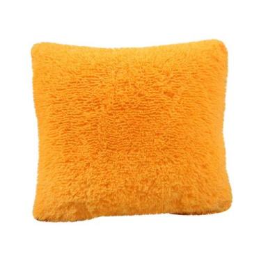 Imagem de Capa de travesseiro de pelúcia curta Almofada de sofá Capa de almofada