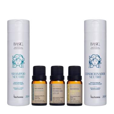 Imagem de Kit Shampoo e Condicionador Cabelos Grisalhos - Brilho e Beleza