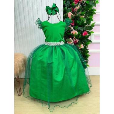 Imagem de Vestido Longo Amanda Verde Bandeira - Elegante e Sofisticado - Marie, 