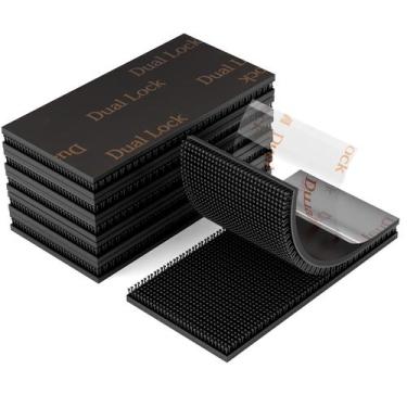 Imagem de Fecho refechável Dual Lock SJ3550 400 preto 2 cm x 4 cm 4 peças - UPwo
