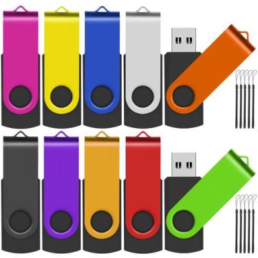 Imagem de Unidades flash EASTBULL 32GB USB 2.0 Memory Stick, pacote com 10